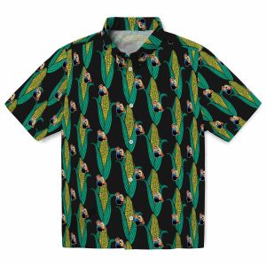 40s Corn Motifs Hawaiian Shirt Best selling