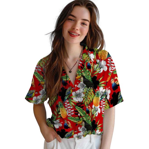 40s Tropical Toucan Hawaiian Shirt Trendy