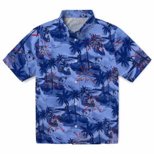 4th Of July Coastal Palms Hawaiian Shirt Best selling