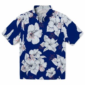 4th Of July Hibiscus Blooms Hawaiian Shirt Best selling