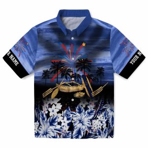 4th Of July Tropical Canoe Hawaiian Shirt Best selling