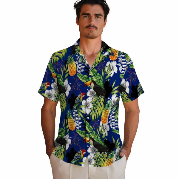 4th Of July Tropical Toucan Hawaiian Shirt High quality