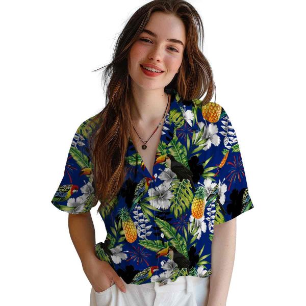 4th Of July Tropical Toucan Hawaiian Shirt Trendy