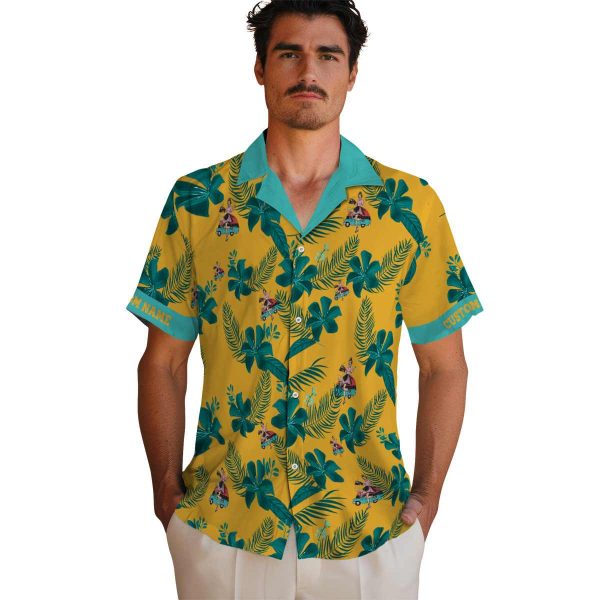 50s Botanical Print Hawaiian Shirt High quality