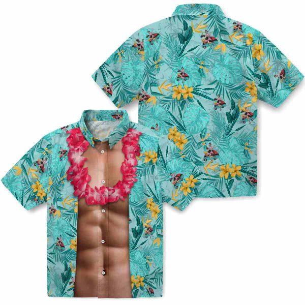 50s Chest Illusion Hawaiian Shirt Latest Model