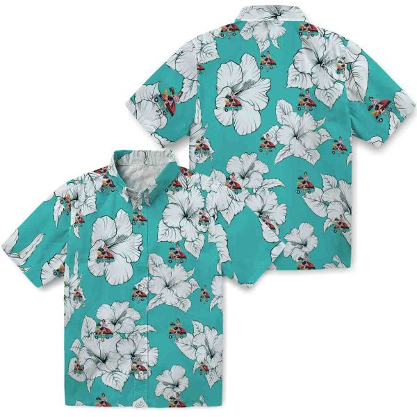 50s Hibiscus Blooms Hawaiian Shirt Latest Model