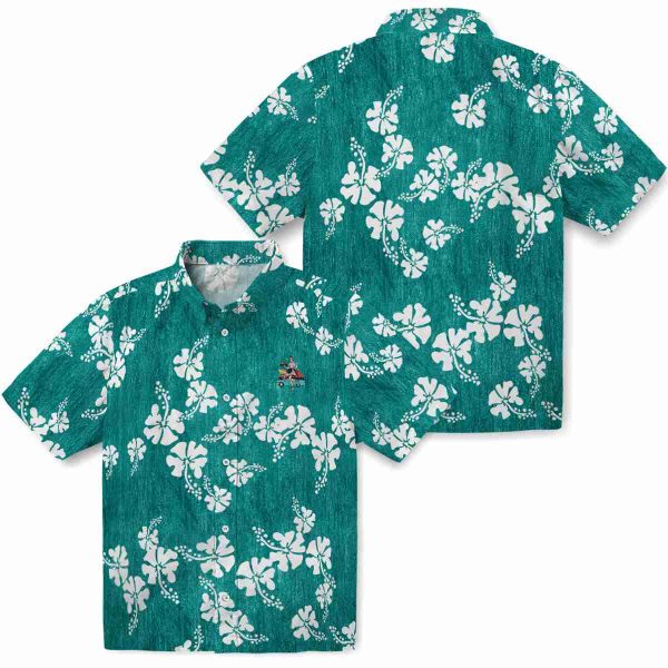 50s Hibiscus Clusters Hawaiian Shirt Latest Model