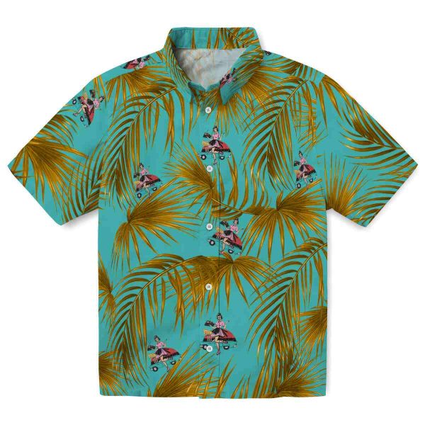 50s Leafy Palms Hawaiian Shirt Best selling