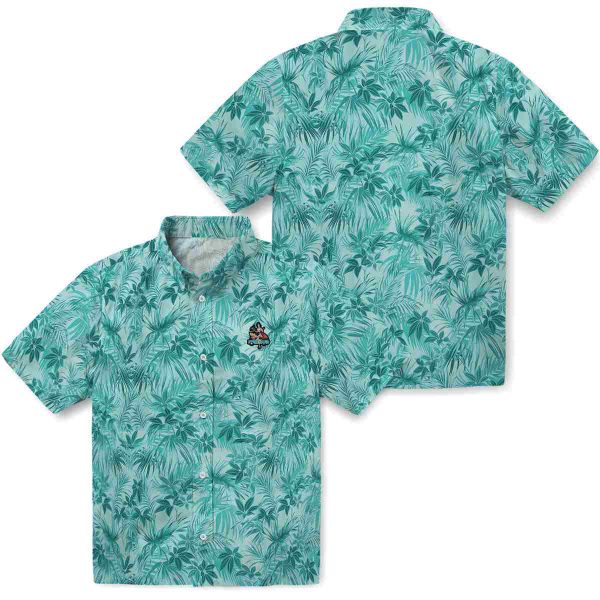 50s Leafy Pattern Hawaiian Shirt Latest Model