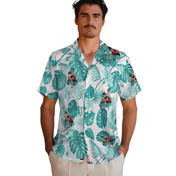 50s Tropical Plants Hawaiian Shirt High quality