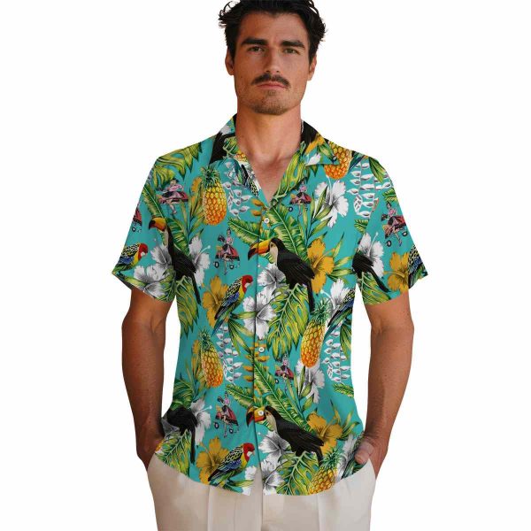 50s Tropical Toucan Hawaiian Shirt High quality