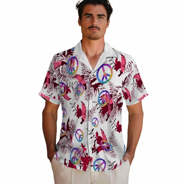 60s Botanical Theme Hawaiian Shirt High quality