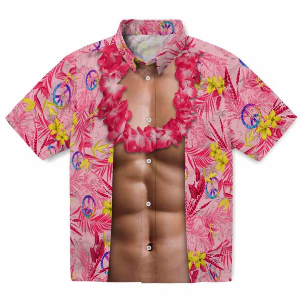 60s Chest Illusion Hawaiian Shirt Best selling