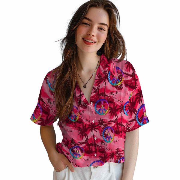 60s Coastal Palms Hawaiian Shirt Trendy