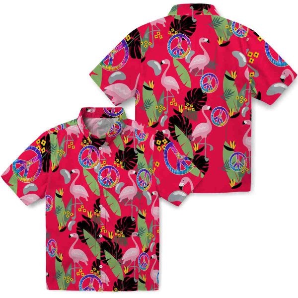 60s Flamingo Leaves Hawaiian Shirt Latest Model