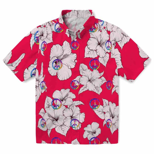 60s Hibiscus Blooms Hawaiian Shirt Best selling