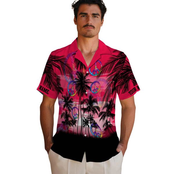 60s Sunset Scene Hawaiian Shirt High quality