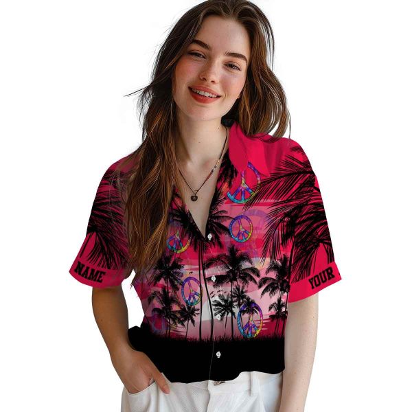 60s Sunset Scene Hawaiian Shirt Trendy