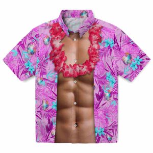 70s Chest Illusion Hawaiian Shirt Best selling