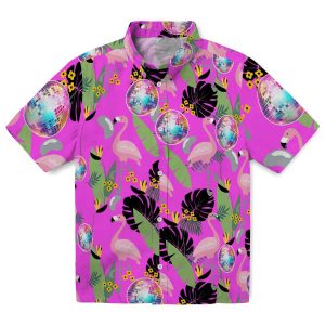 70s Flamingo Leaves Hawaiian Shirt Best selling
