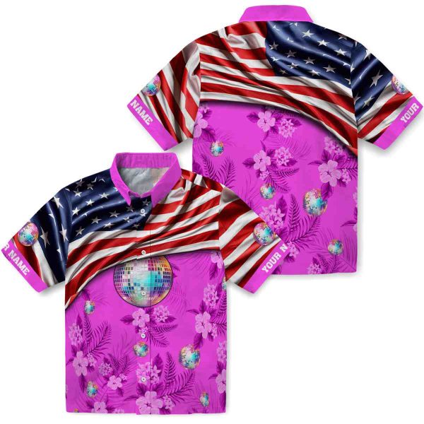 70s US Flag Hibiscus Hawaiian Shirt Latest Model