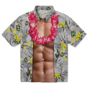 80s Chest Illusion Hawaiian Shirt Best selling
