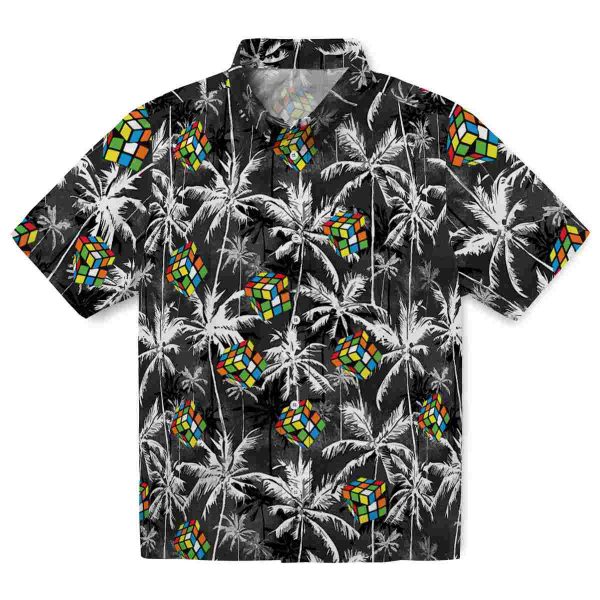 80s Palm Pattern Hawaiian Shirt Best selling