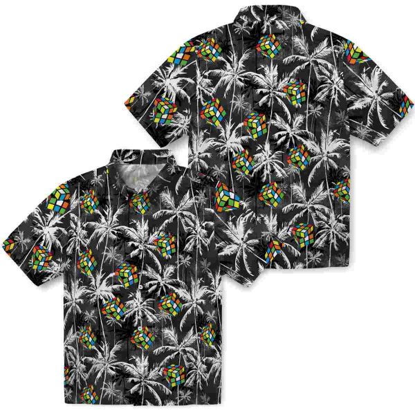 80s Palm Pattern Hawaiian Shirt Latest Model