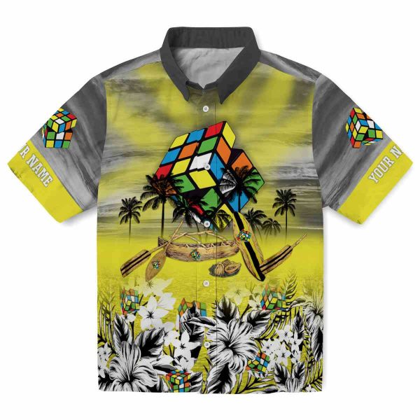 80s Tropical Canoe Hawaiian Shirt Best selling