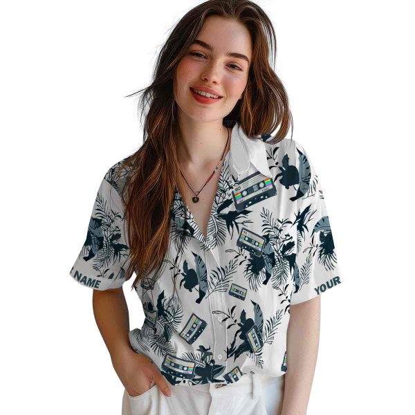 90s Botanical Theme Hawaiian Shirt Trendy