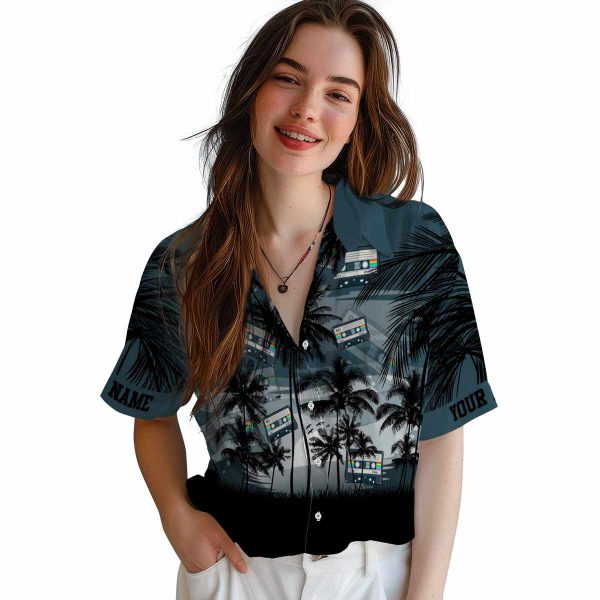 90s Sunset Scene Hawaiian Shirt Trendy