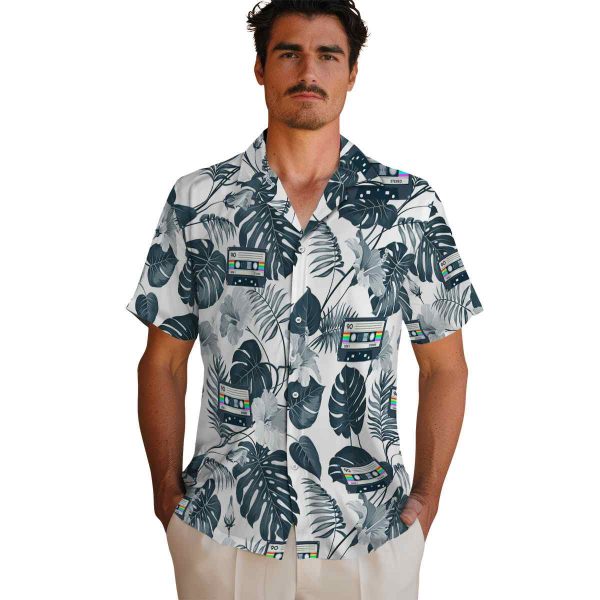 90s Tropical Plants Hawaiian Shirt High quality