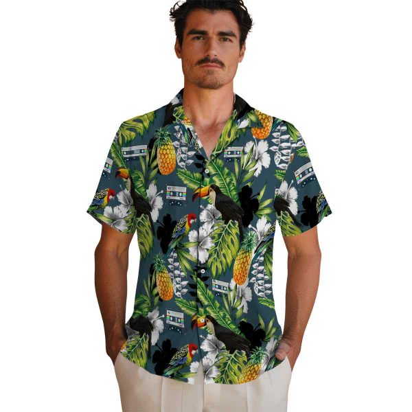 90s Tropical Toucan Hawaiian Shirt High quality