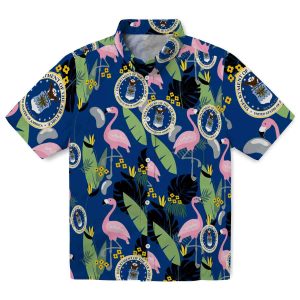 Air Force Flamingo Leaves Hawaiian Shirt Best selling