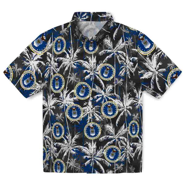 Air Force Palm Pattern Hawaiian Shirt Best selling