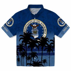 Air Force Sunset Pattern Hawaiian Shirt Best selling