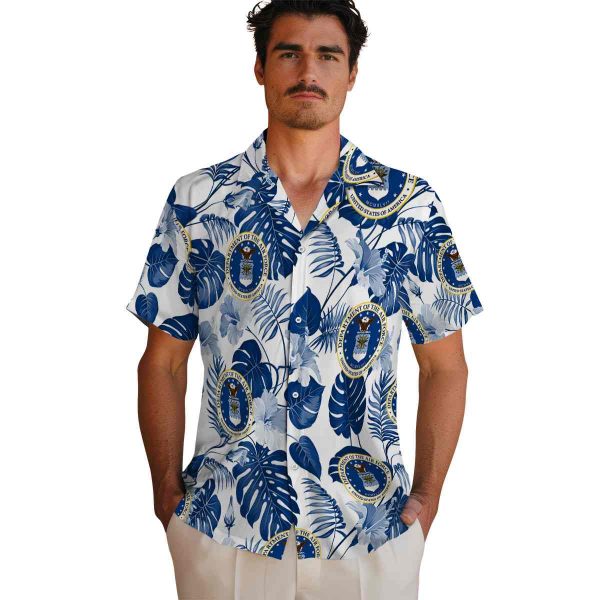 Air Force Tropical Plants Hawaiian Shirt High quality