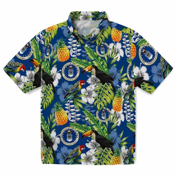 Air Force Tropical Toucan Hawaiian Shirt Best selling