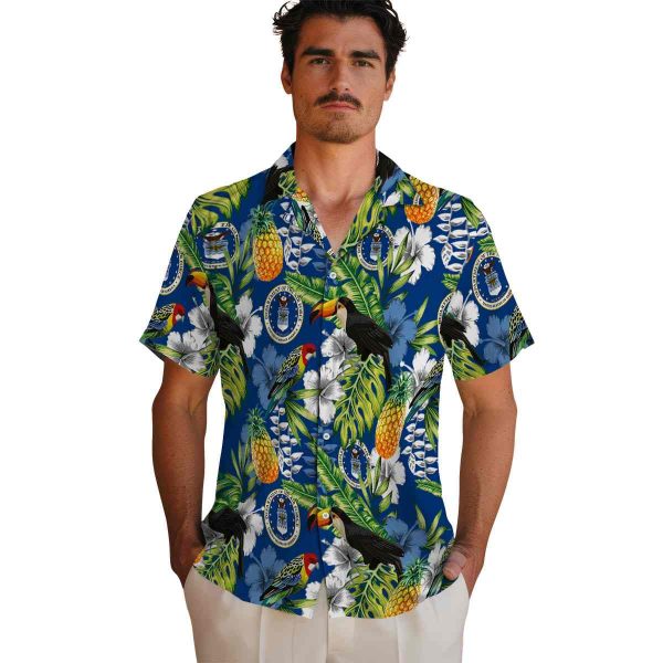 Air Force Tropical Toucan Hawaiian Shirt High quality