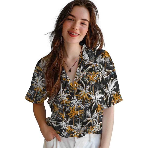 Airplane Palm Pattern Hawaiian Shirt Trendy