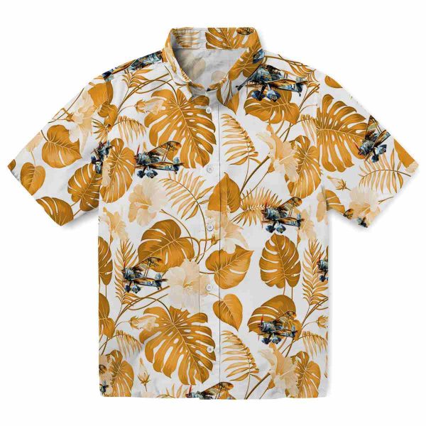 Airplane Tropical Plants Hawaiian Shirt Best selling