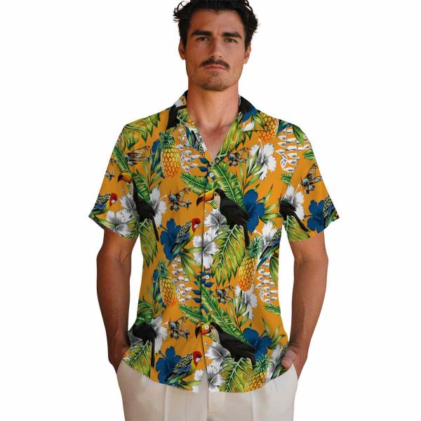 Airplane Tropical Toucan Hawaiian Shirt High quality