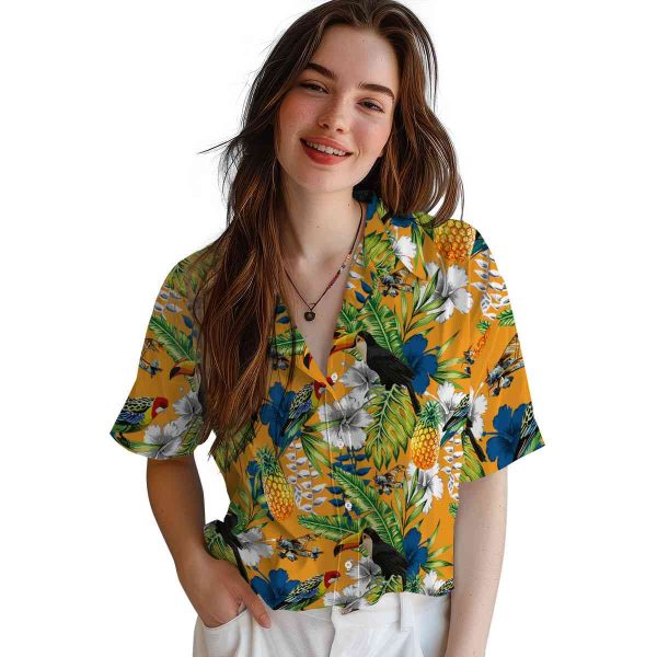 Airplane Tropical Toucan Hawaiian Shirt Trendy