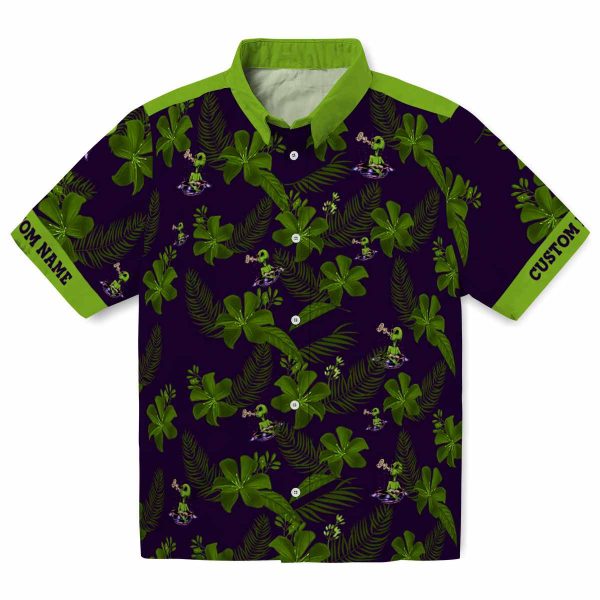Alien Botanical Print Hawaiian Shirt Best selling