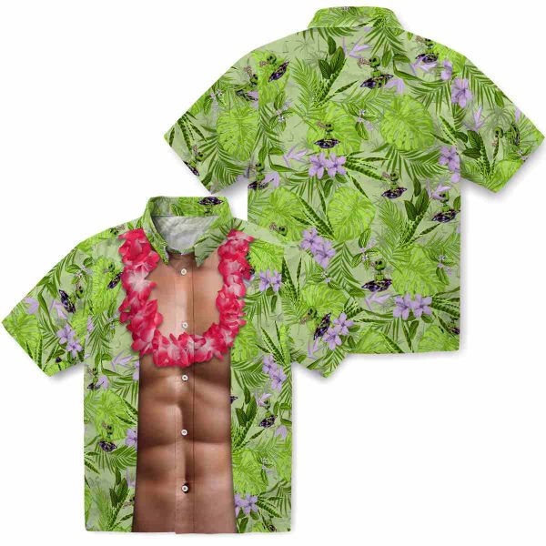 Alien Chest Illusion Hawaiian Shirt Latest Model