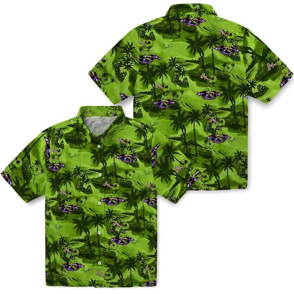 Alien Coastal Palms Hawaiian Shirt Latest Model