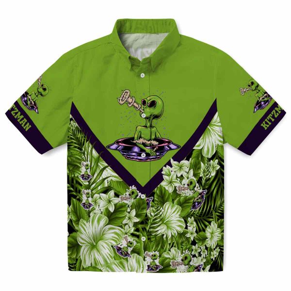 Alien Floral Chevron Hawaiian Shirt Best selling