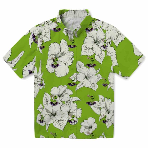 Alien Hibiscus Blooms Hawaiian Shirt Best selling