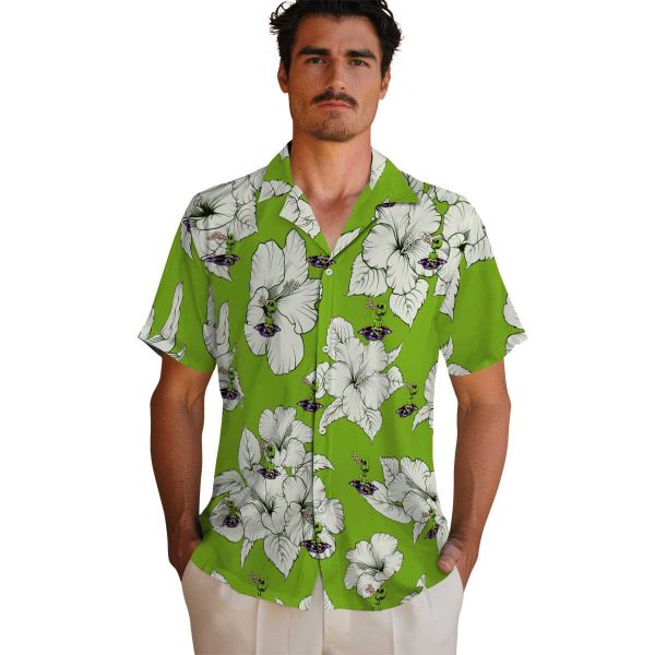 Alien Hibiscus Blooms Hawaiian Shirt High quality