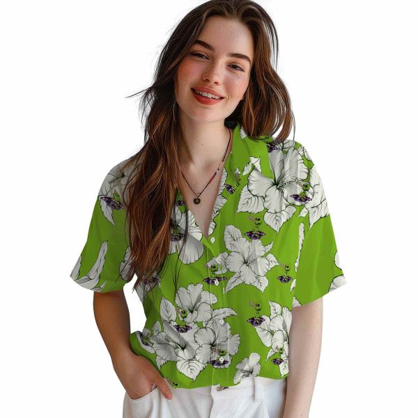 Alien Hibiscus Blooms Hawaiian Shirt Trendy